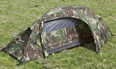 Mil-Tec Recon Einmannzelt Woodland